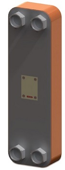Паяный теплообменник HYDAC HEX S722-190